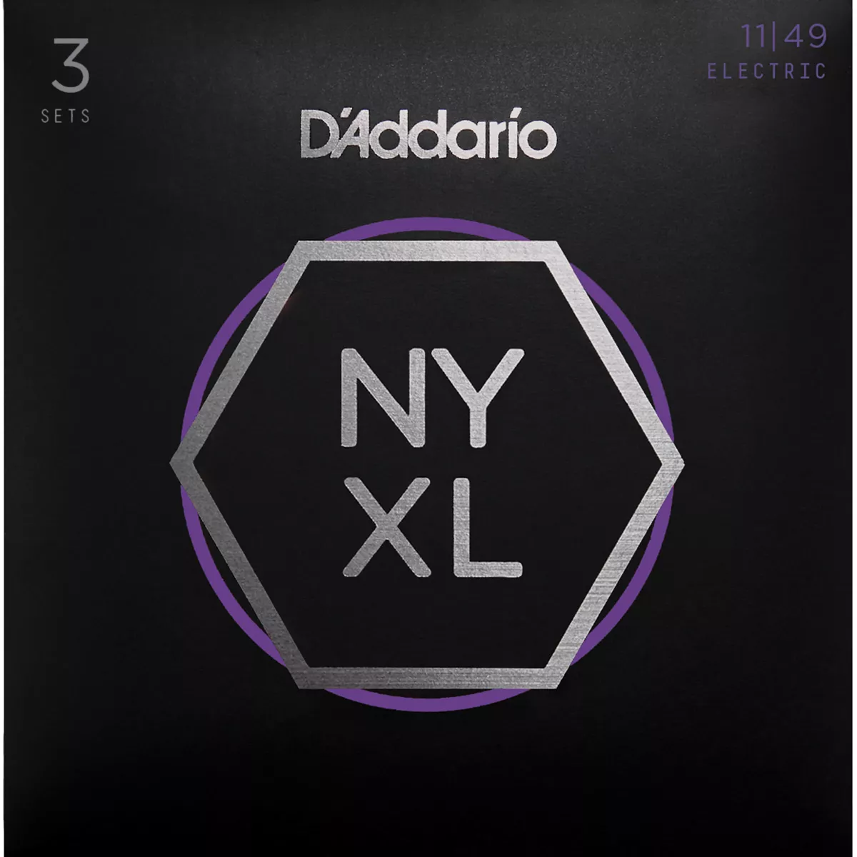 D'Addario NYXL Elektrische Gitarrenringe mit Nickel-Wunde, 3er-Pack D'Addario NYXL Elektrische Gitarrenringe mit Nickel-Wunde, 3er-Pack