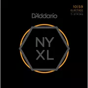 D'Addario NYXL 7-Saite E-Gitarre Saiten mit Nickel-Wunde, normales Licht (NYXL1059)