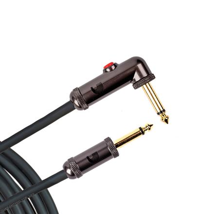 D'Addario Planet Waves Latch-Leistungsschalter Momentar-Instrumentenkabel, 20 Fuß, Rast, rechtwinklig zu gerade