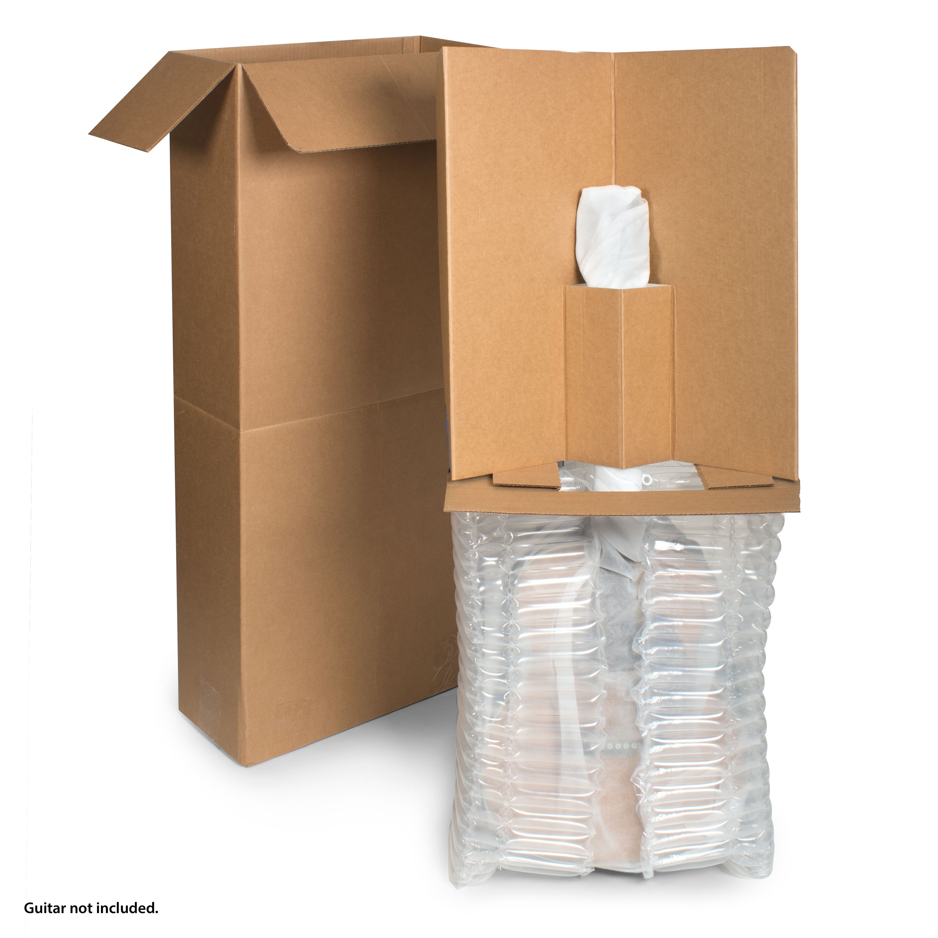 Akustisches Gitarrenversandsystem für Gitarren ohne Koffer