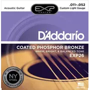 D'Addario EXP Phosphor Bronze Akustikgitarre Saiten, Sonderlicht (EXP26)