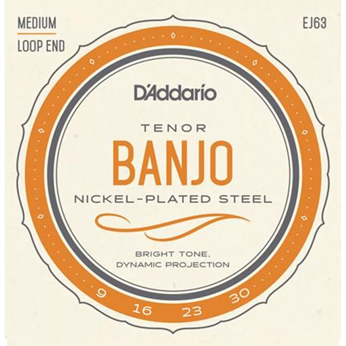 D'Addario vernickelte Tenor Banjo-Ringe D'Addario vernickelte Tenor Banjo-Ringe