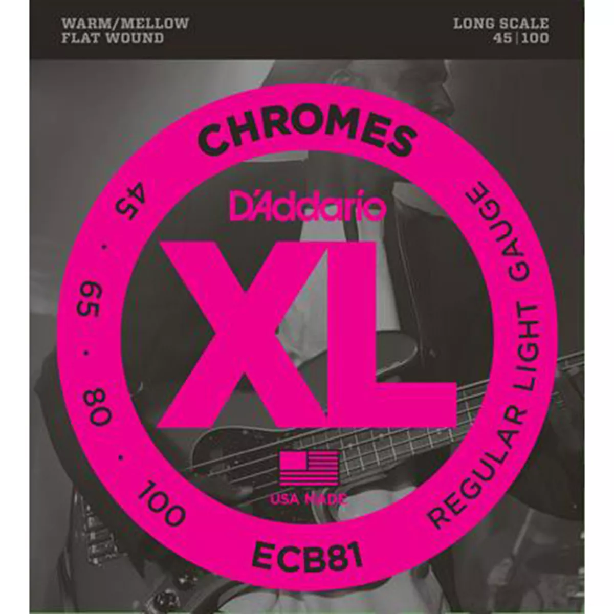 D'Addario Flache Chrom-Bass-Strings D'Addario Flache Chrom-Bass-Strings