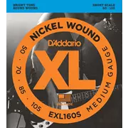 D'Addario Kurze Wund-Saiten, mittel (EXL160S)