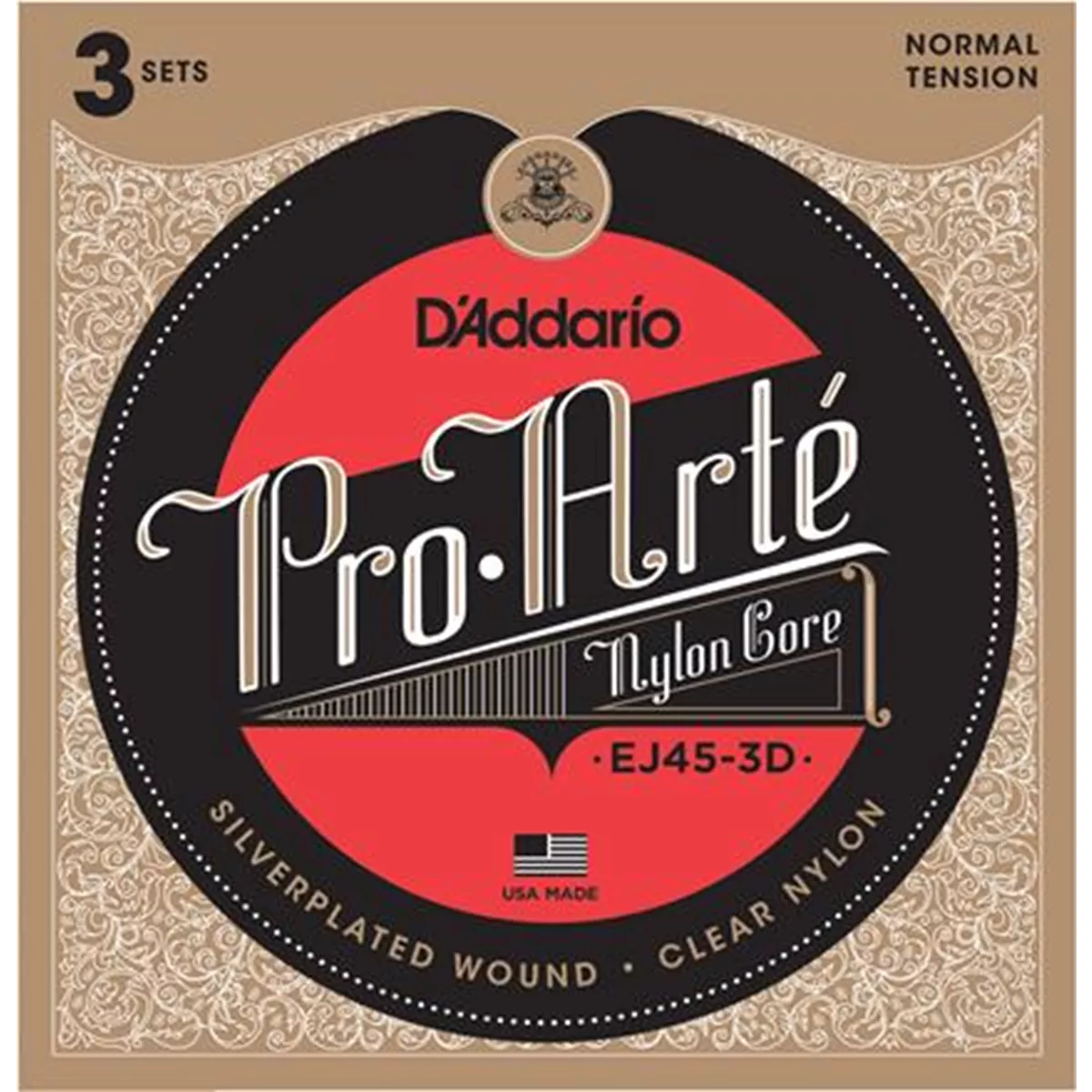 D'Addario Pro Arte klassische Gitarrenringe 3 er-Pack D'Addario Pro Arte klassische Gitarrenringe 3 er-Pack