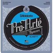 D'Addario Pro Arte Dynacore Titanium Treble Classic Guitar Saiten, harte Spannung (EJ46TT)