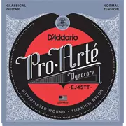 D'Addario Pro Arte Dynacore Titanium Treble Classic Guitar Saiten, normale Spannung (EJ45TT)