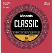 D'Addario klassische Saiten für Schüler mit Bruchmaßstab, normale Spannung, Skala 3/4 (EJ27N 3/4)