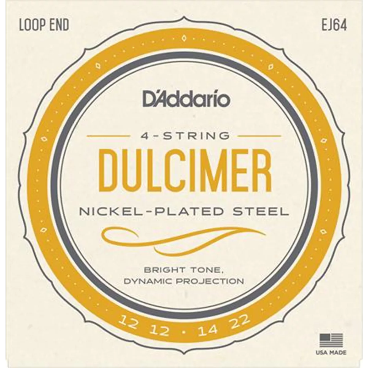 D'Addario 4-String Dulcimer-Strings D'Addario 4-String Dulcimer-Strings