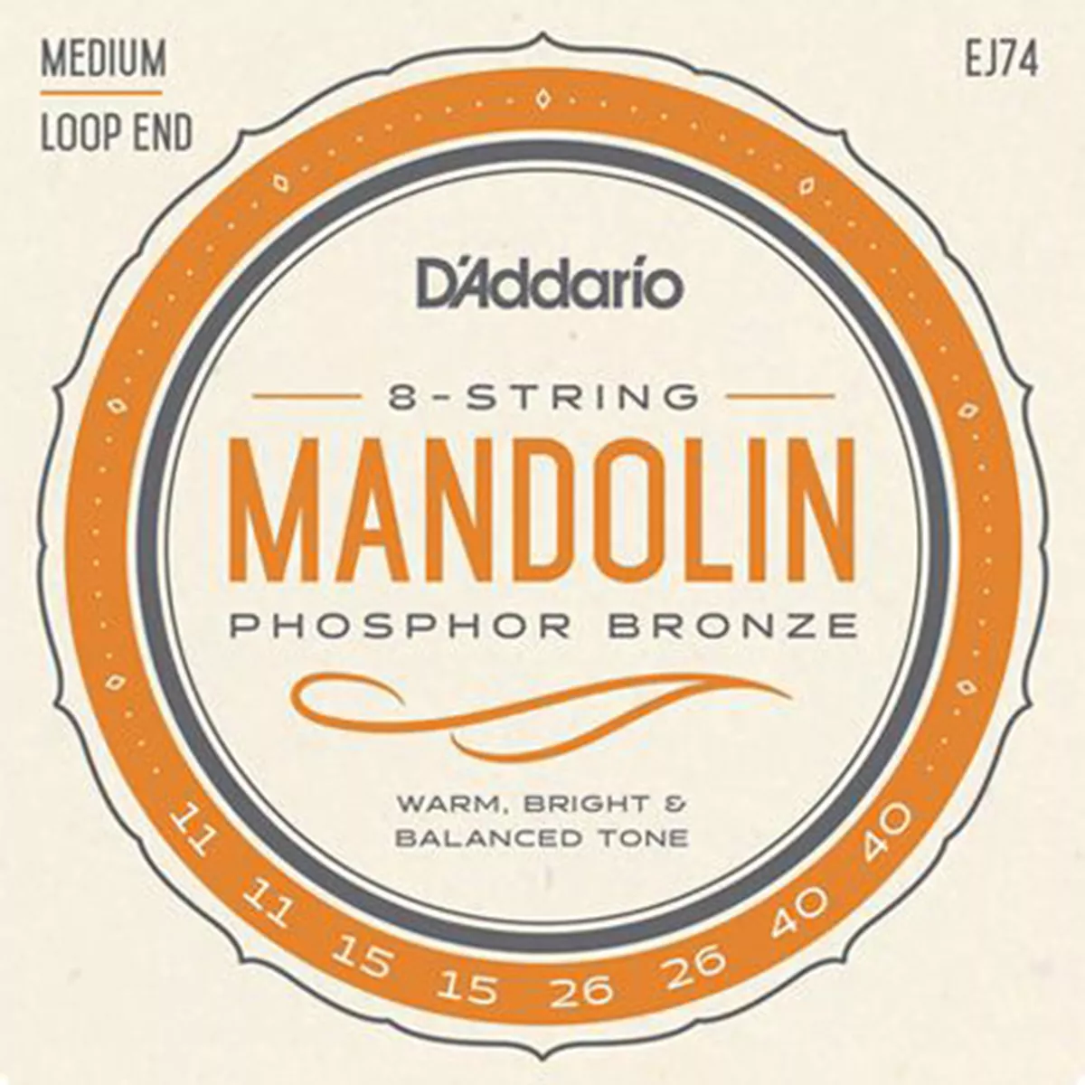 D'Addario Phosphor Bronze Mandolin Strings D'Addario Phosphor Bronze Mandolin Strings