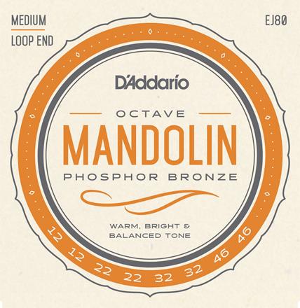 D'Addario Phosphor Bronze Octave Mandolin Strings D'Addario Phosphor Bronze Octave Mandolin Strings