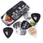 D'Addario Pick Tins mit verschiedenen Beatles Picks, Sgt. Paprika D'Addario Pick Tins mit verschiedenen Beatles Picks, Sgt. Paprika