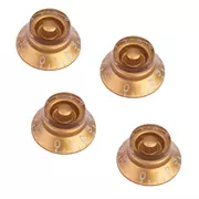 Gibson Accessories Top Hat-Knöpfe, Gold, 4er-Set