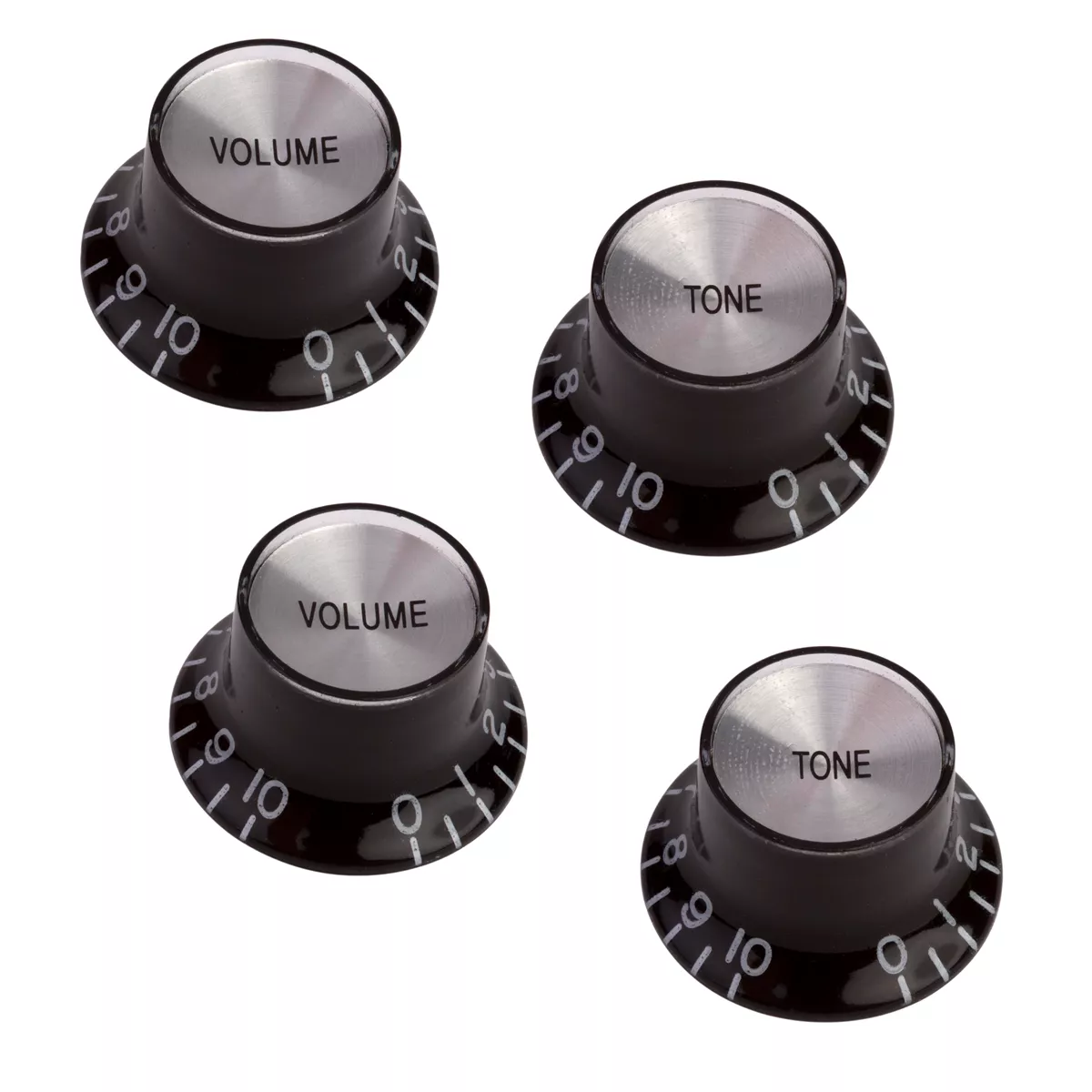 Gibson Accessories Top Hat-Knöpfe mit Metalleinsätzen Gibson Accessories Top Hat-Knöpfe mit Metalleinsätzen