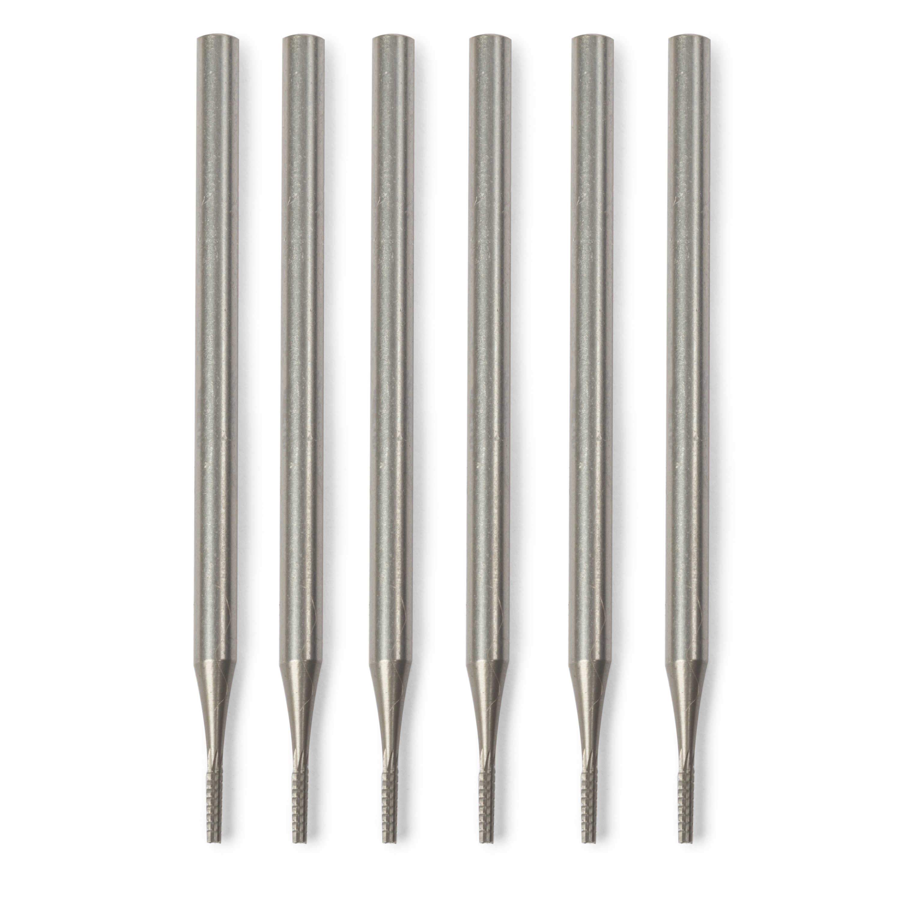 Straight Router Bits, 1/32" dia, pkg of 6