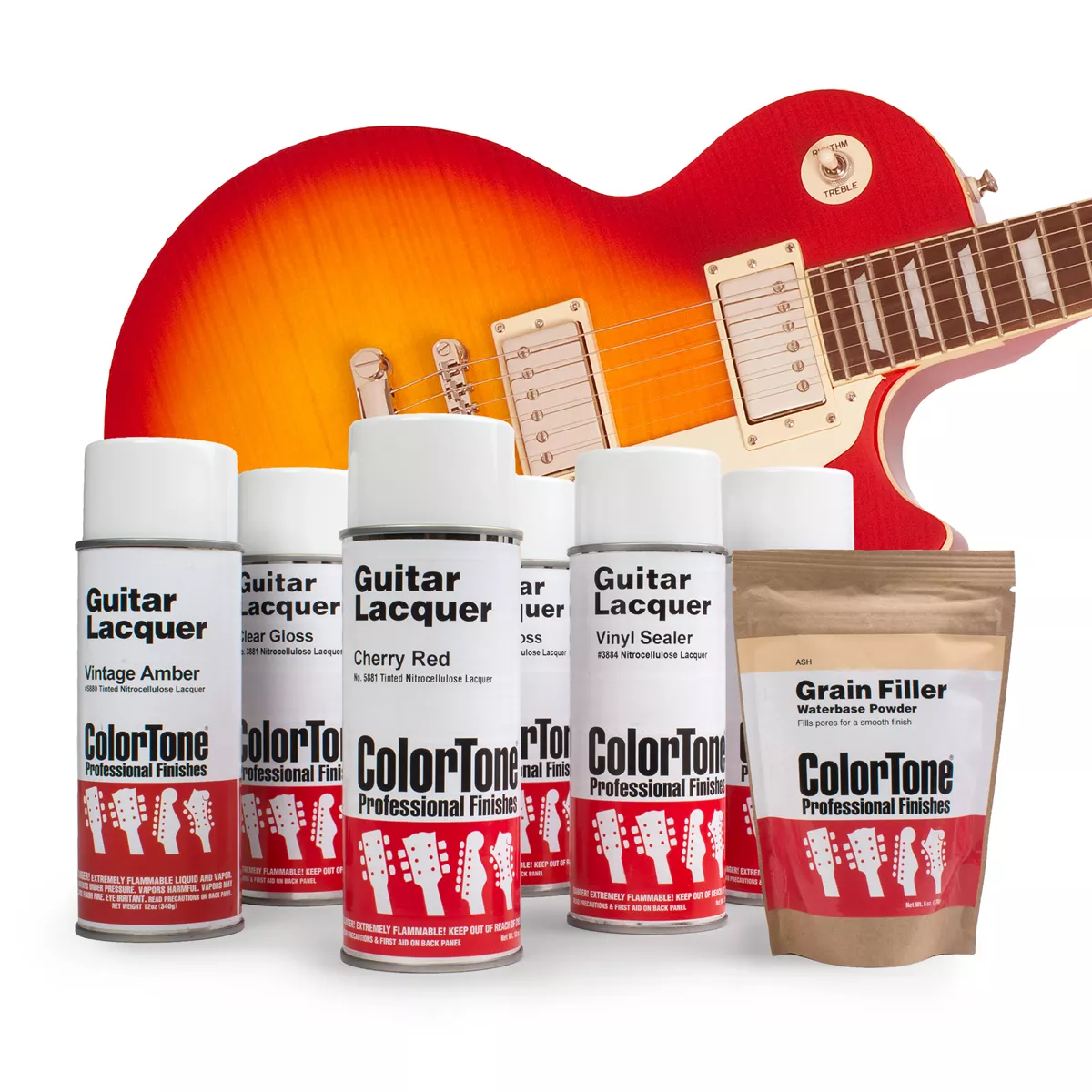 ColorTone-Sprühlack-Set, Cherry Sunburst ColorTone-Sprühlack-Set, Cherry Sunburst