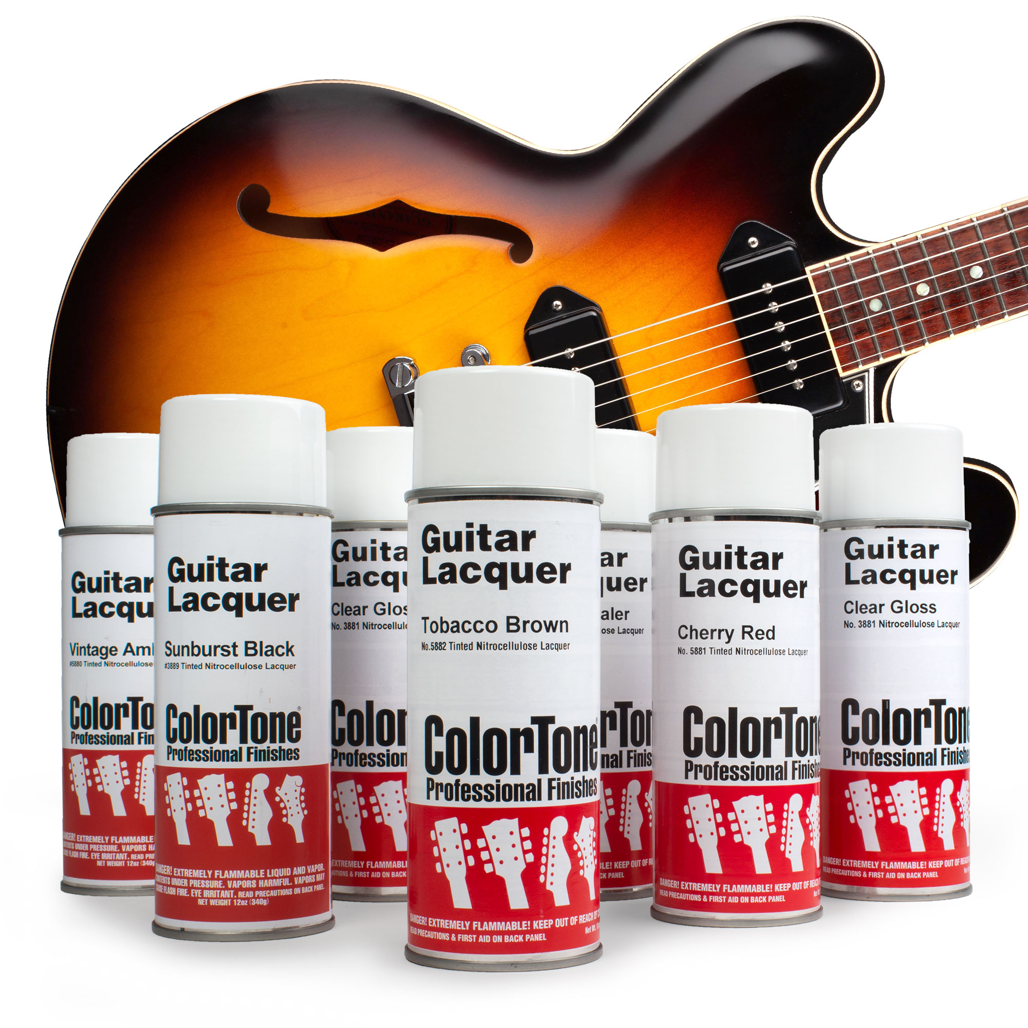 ColorTone Aerosol Finishing Set für Kalamazoo Tabak Sunburst