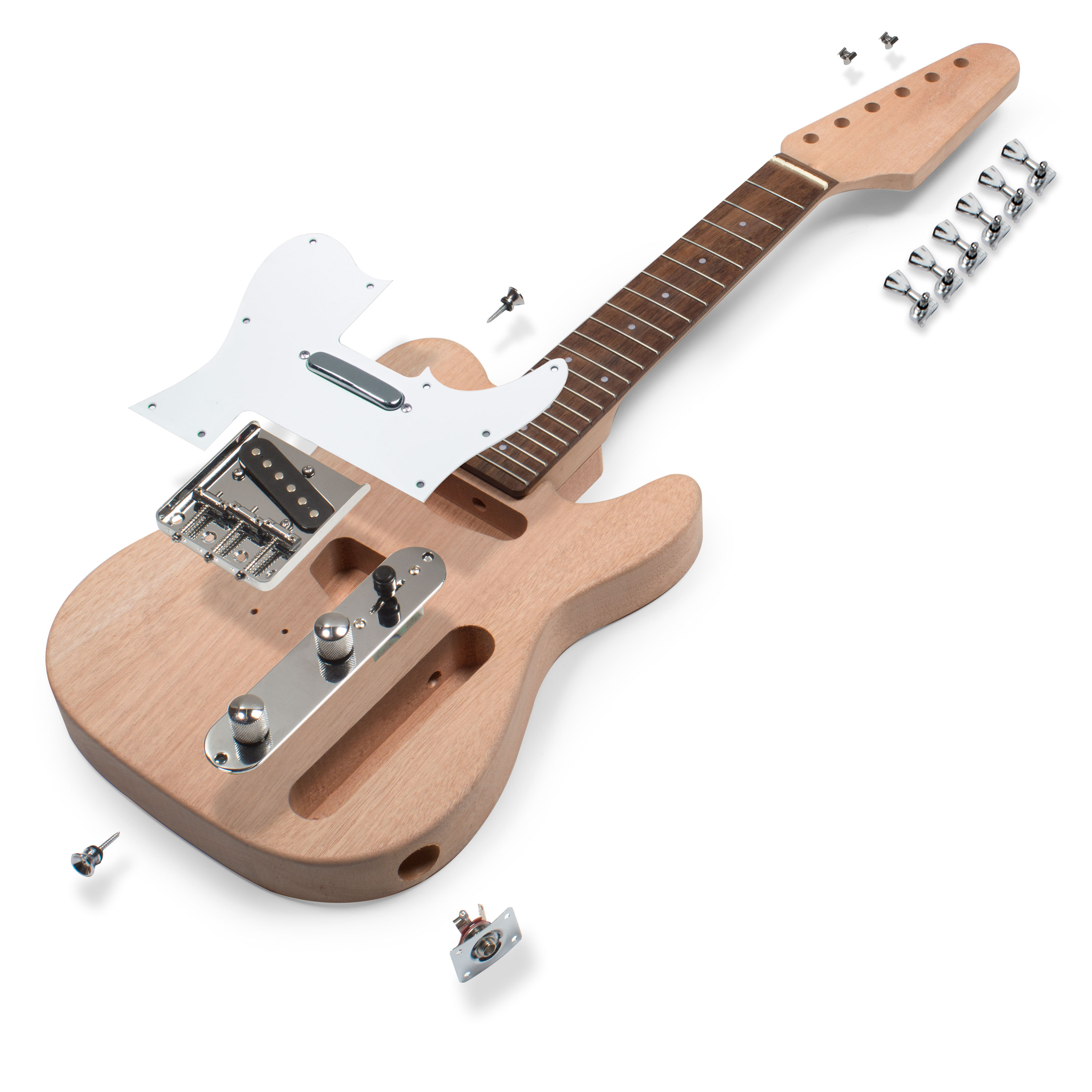 Mini T-Style Elektrisches Gitarrenkit, nur Kit