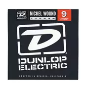 E-Gitarre Saiten aus vernickeltem Dunlop-Stahl, leicht oben/schwer unten 9-46