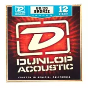 Dunlop 80/20 BronzeAkustikgitarrerenSaiten, leicht