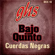 GHS beschichtete Bajo Quinto Akustikgitarre Saiten, Cuerdas Negras, schwarz beschichteter Edelstahl