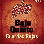 GHS beschichtete Bajo Quinto Akustikgitarre Saiten, Cuerdas Rojas, rot beschichteter Edelstahl
