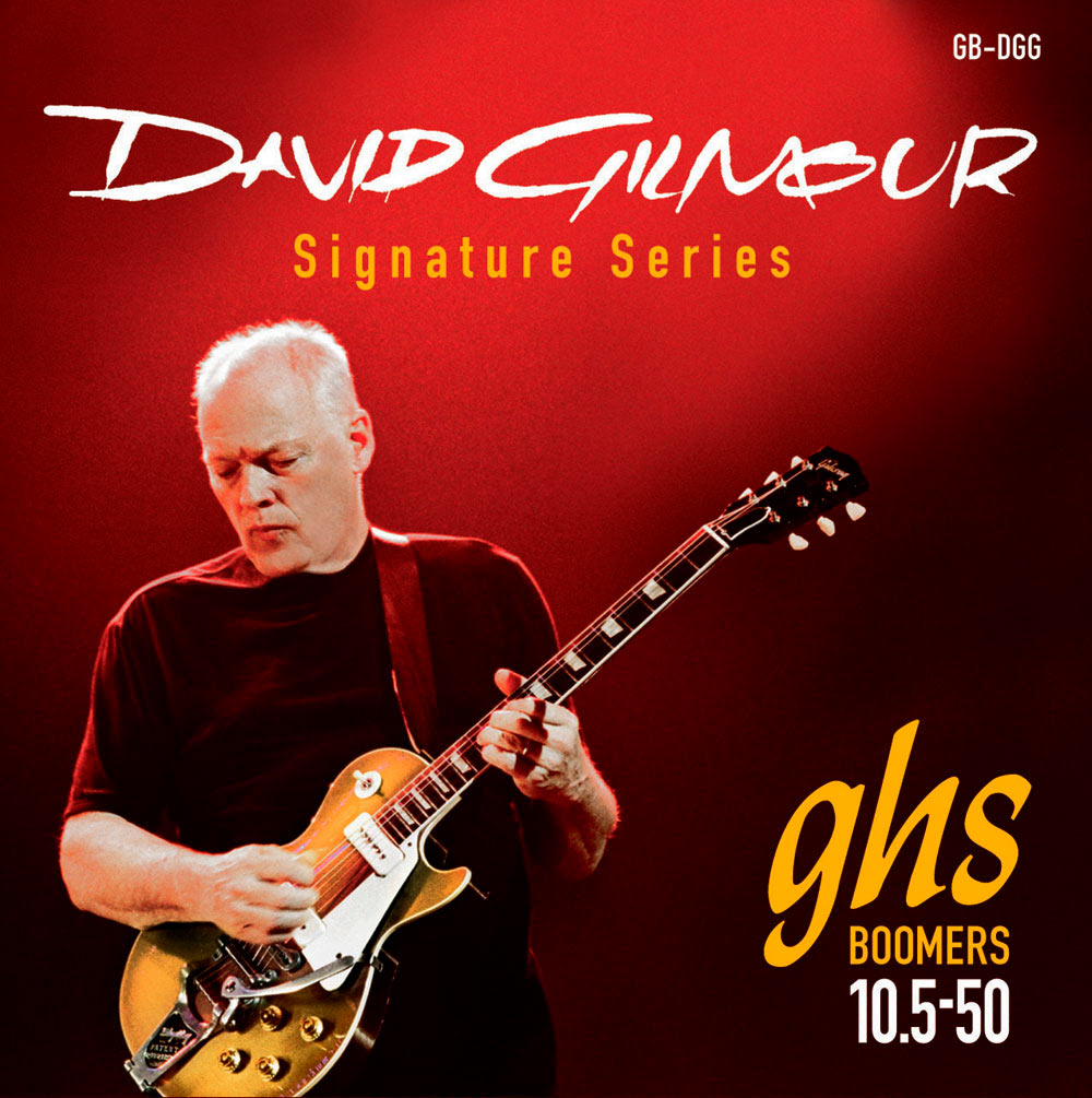 GHS Boomers David Gilmour Signature Series E-Gitarre Saiten, rotes Set, 10,5 - 50