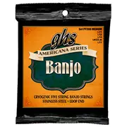 Banjo-Saiten der GHS Americana Serie, mittel, 11 - 22