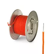 Push-BackKabel mit Vintage-Strangkern – 50 Fuß, orange