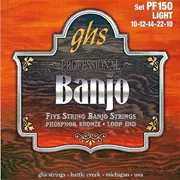 GHS Professional Fünf-Saite-BanjoSaiten, leicht, Phosphor Bronze