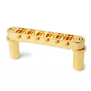 Gotoh Tune-o-matic Steg mit Nieten/Buchsen, Gold