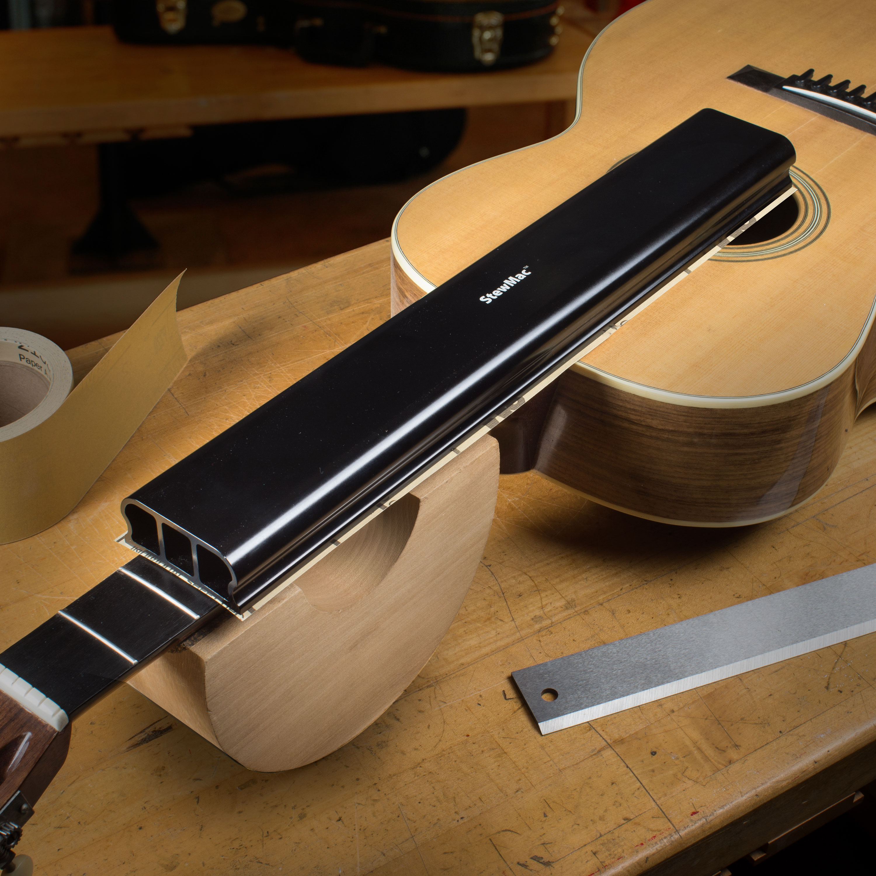 Radius-Schleifklotz aus Aluminium, 18" lang
