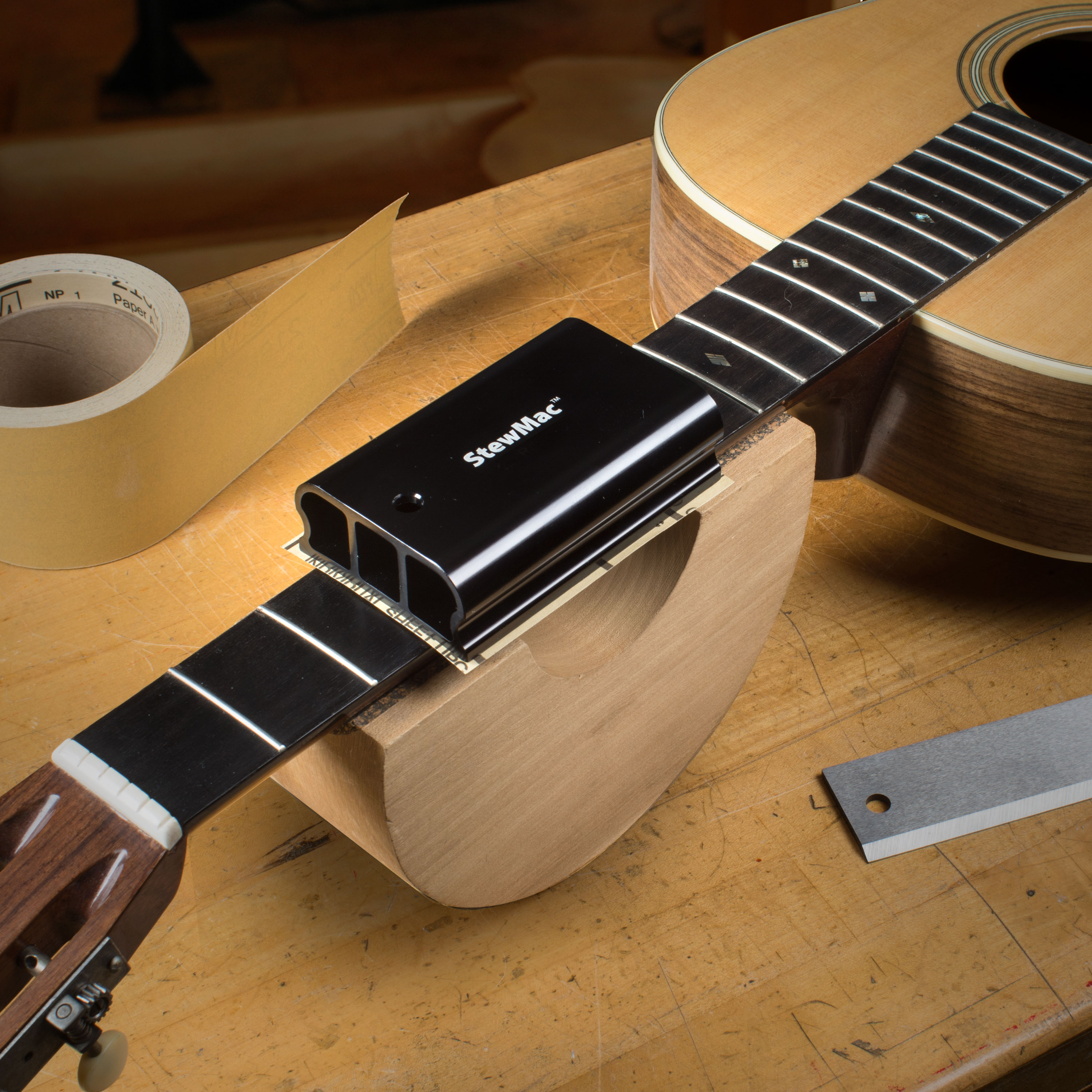 Radius-Schleifklotz aus Aluminium, 4,5" lang Radius-Schleifklotz aus Aluminium, 4,5" lang