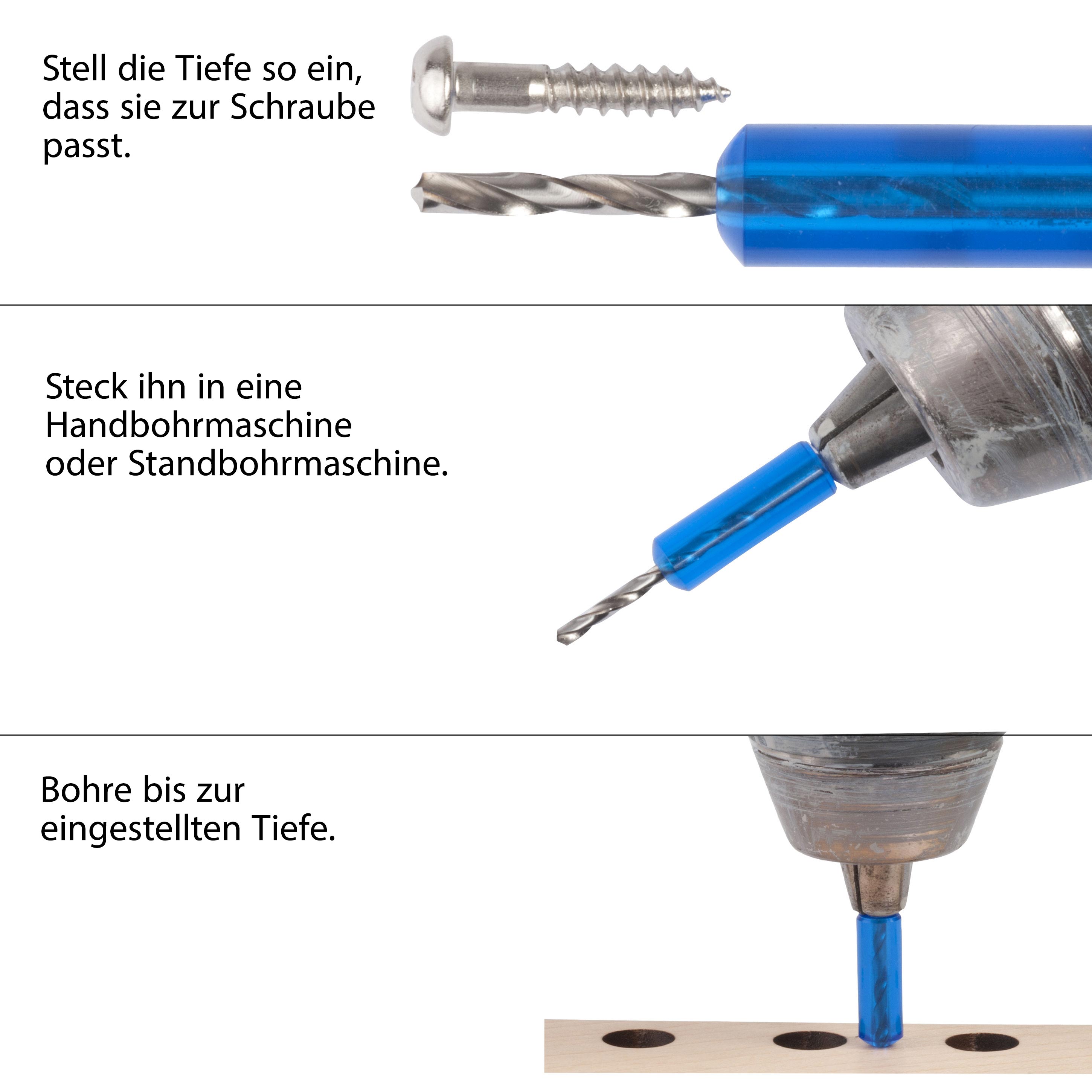 Bohrer mit Tiefenanschlag