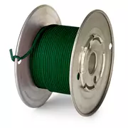 Vintage Solid Core Push-BackKabel – 50 Fuß, grün, 18 Gauge