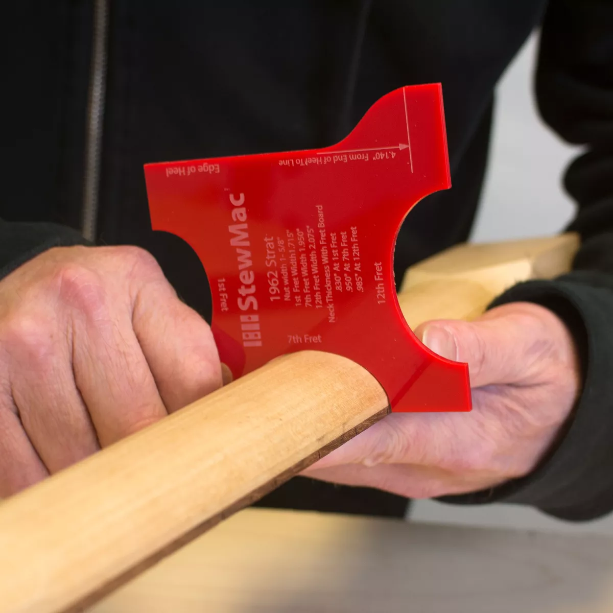 Nackenformungsvorlagen für Elektrogitarre Nackenformungsvorlagen für Elektrogitarre