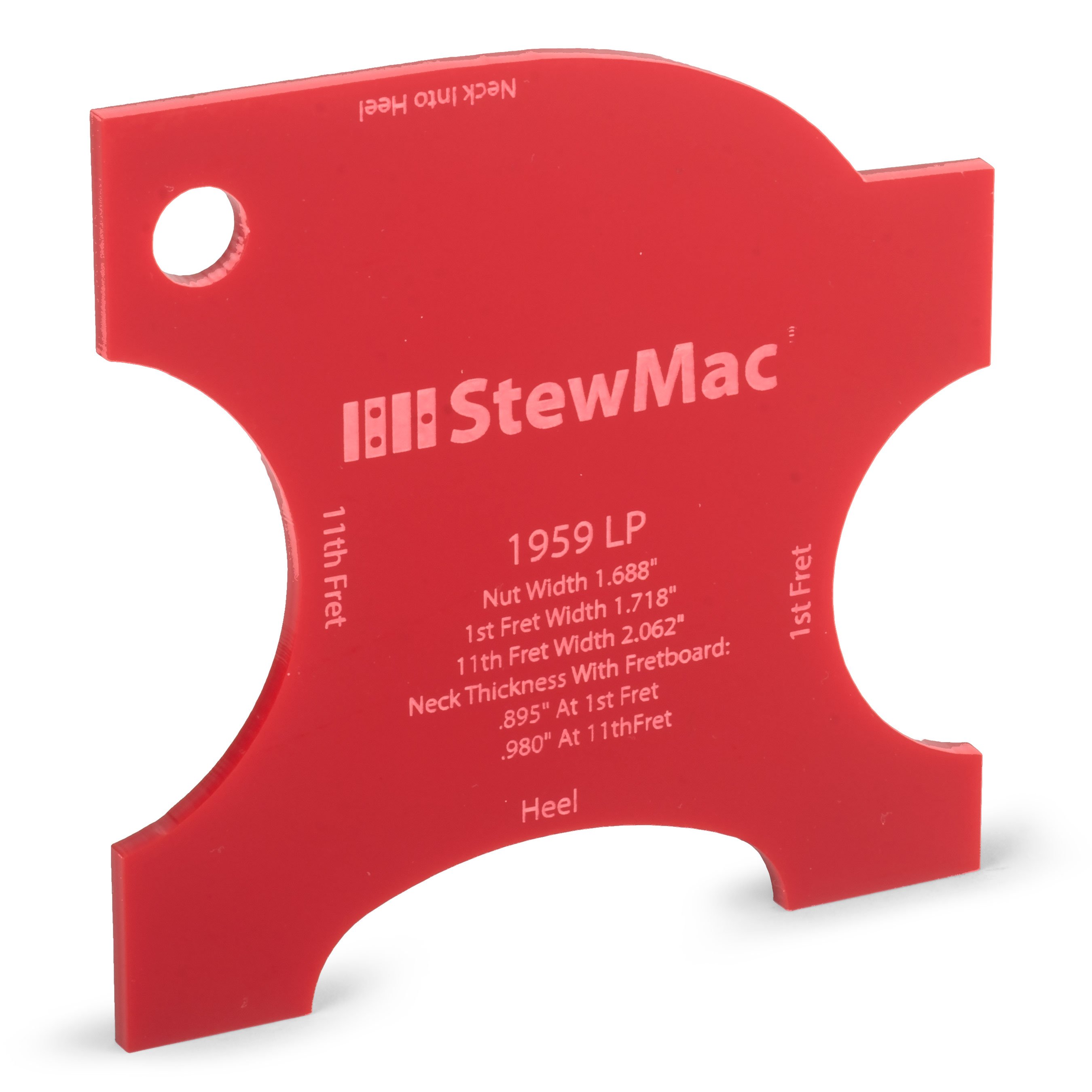 Nackenformungsvorlagen für Elektrogitarre Nackenformungsvorlagen für Elektrogitarre