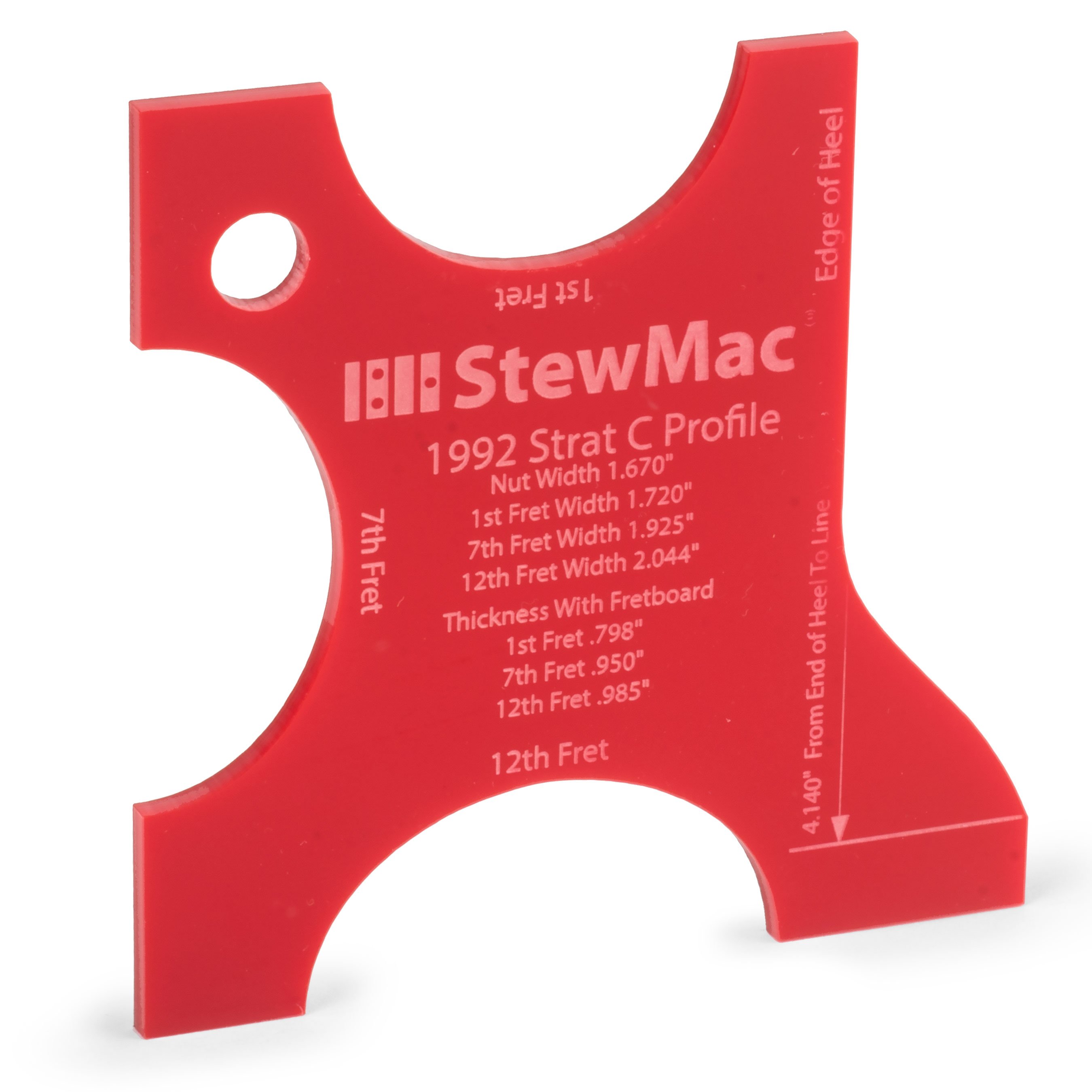 Nackenformungsvorlagen für Elektrogitarre Nackenformungsvorlagen für Elektrogitarre