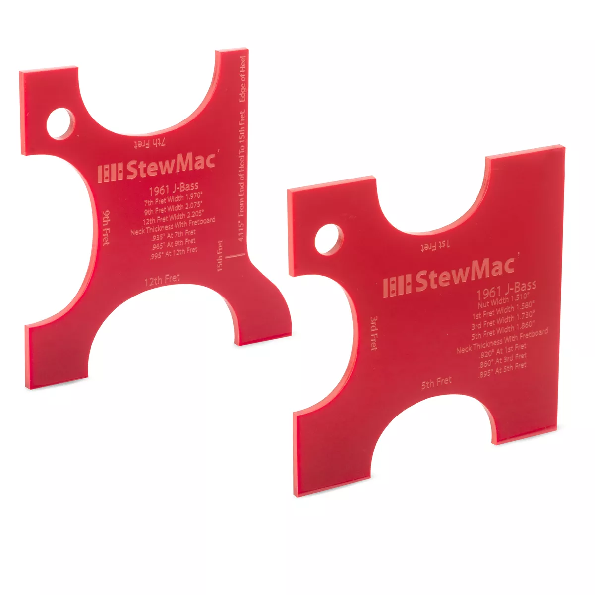 Halsformvorlagen für Bässe Halsformvorlagen für Bässe