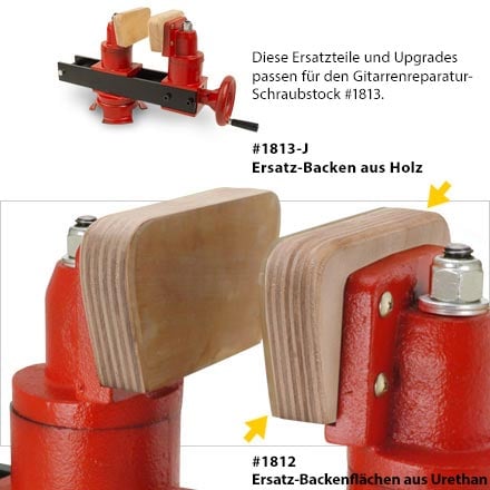 Ersatzteile für Gitarrenreparaturschraubstock