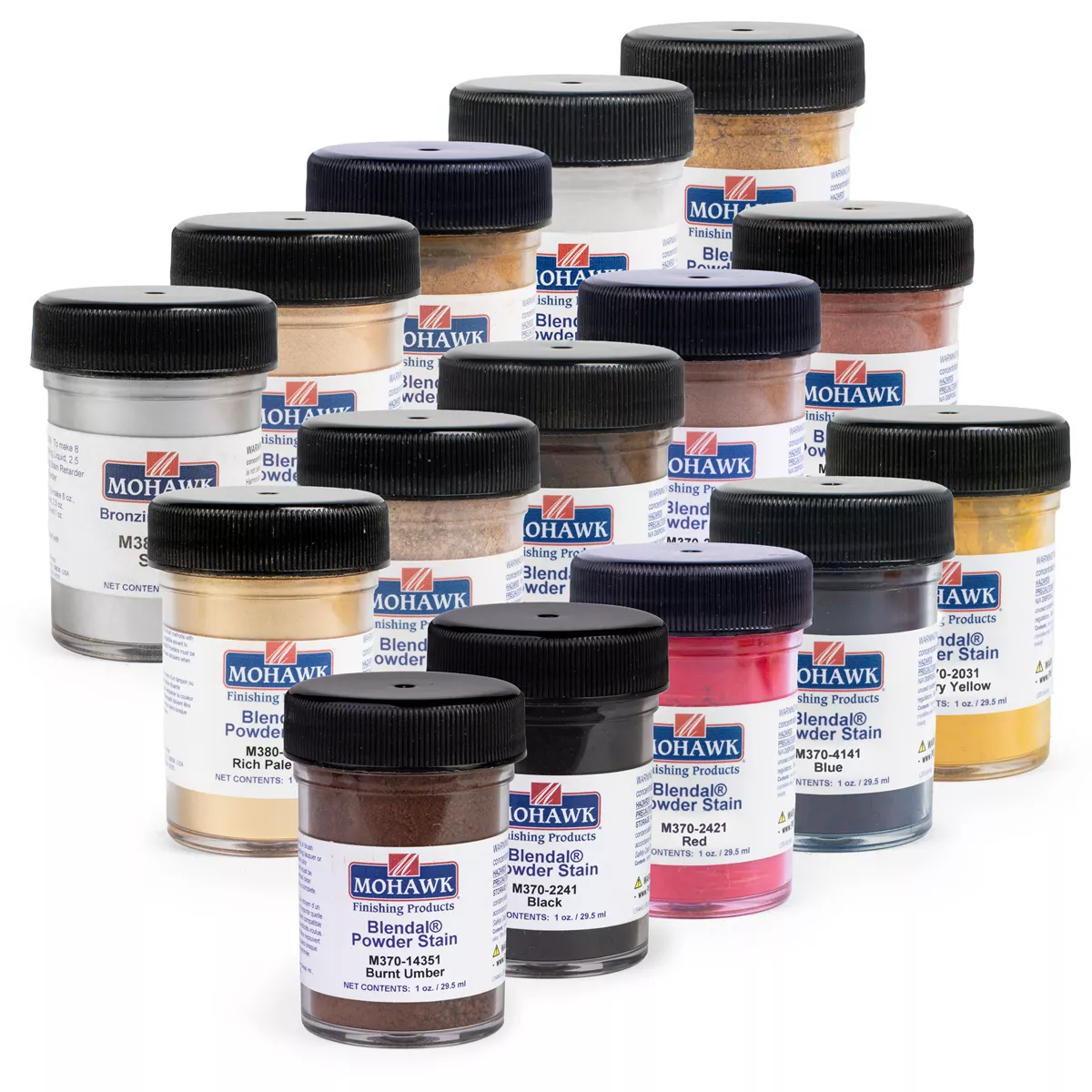 „Mohawk Blendal Powder Stain“-Farbpigmente „Mohawk Blendal Powder Stain“-Farbpigmente