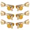 3+3 -Tuningmaschinen im Keystone-Stil von Gotoh, Gold 3+3 -Tuningmaschinen im Keystone-Stil von Gotoh, Gold