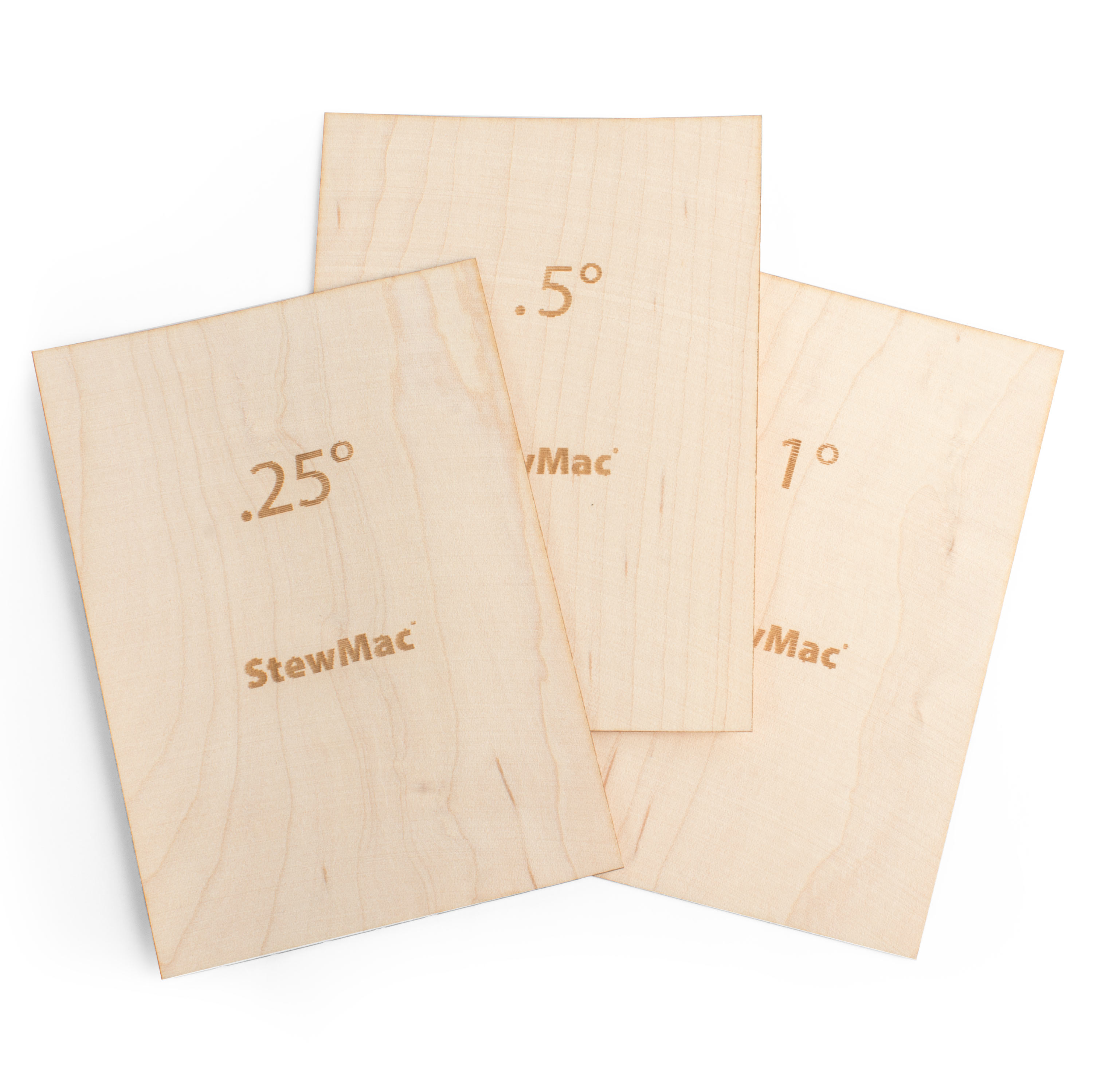 StewMac-Hals-Unterlegplatten für Bässe