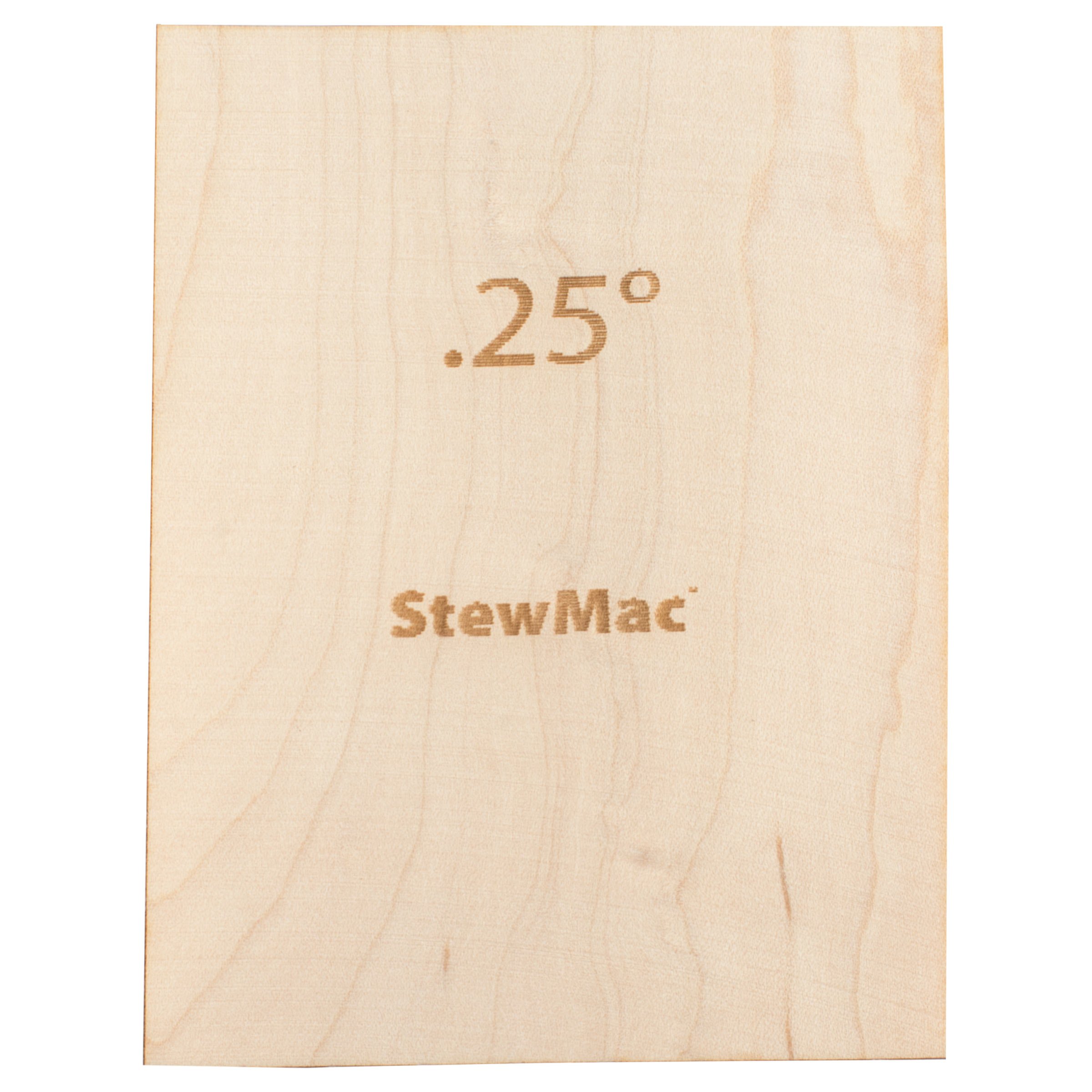 StewMac Hals-Scheiben für Bässe, leer, 0,25 Grad