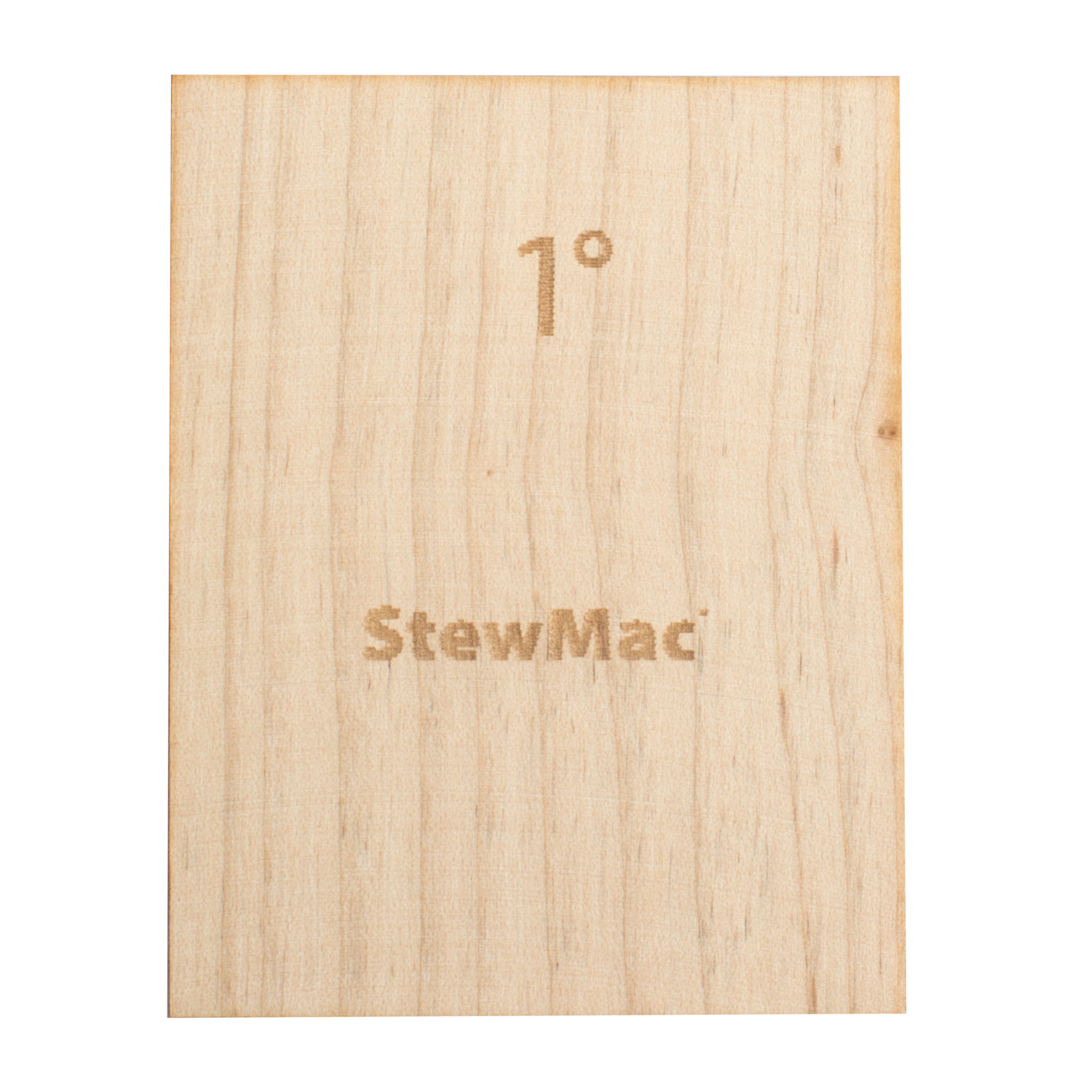 StewMac-Hals-Unterlegplatten für Gitarre, Rohling, 1&nbsp;Grad
