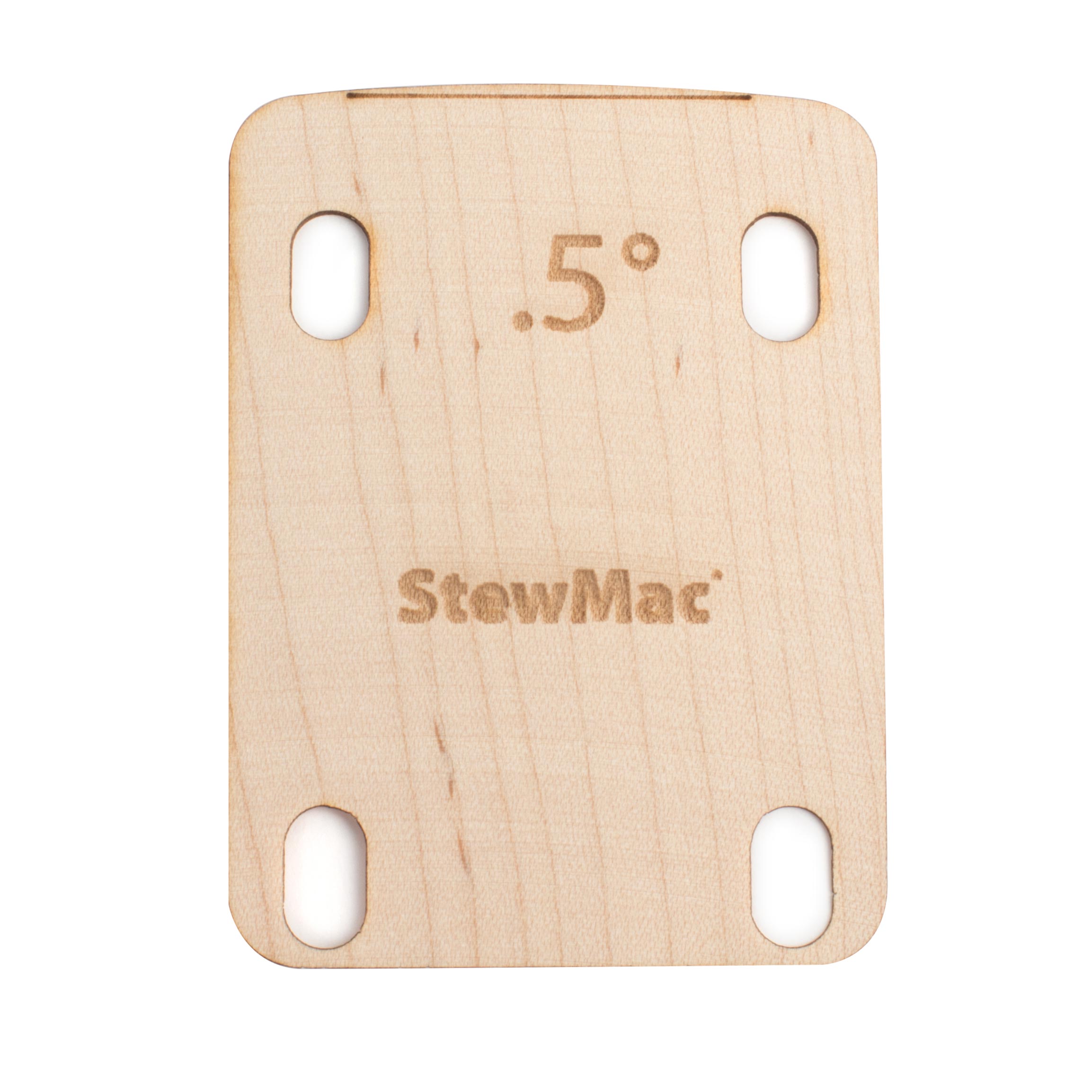StewMac-Hals-Unterlegplatten für Gitarre, geformt, 0,50&nbsp;Grad
