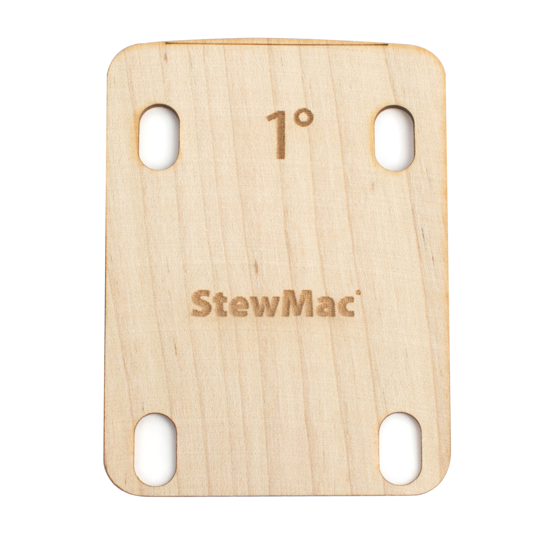 StewMac-Hals-Unterlegplatten für Gitarre, geformt, 1&nbsp;Grad