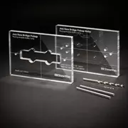 Oberfräsen-Vorlagen für Tonabnehmer für Jazz Bass, Set für Stegtonabnehmer