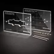 Oberfräsen-Vorlagen für Tonabnehmer für Jazz Bass, Set für Tonabnehmer Hals