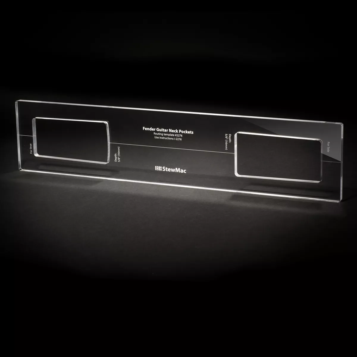 Vorlage für das Verlegen von Halstaschen für Fender Vorlage für das Verlegen von Halstaschen für Fender